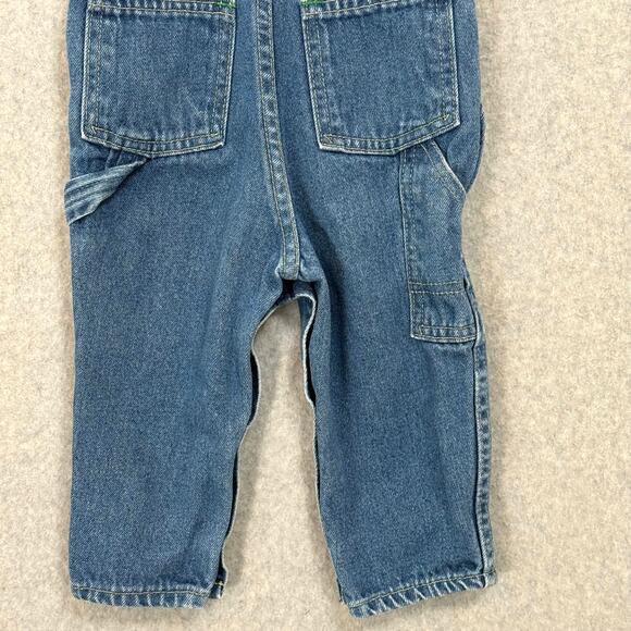 Vtg OshKosh B'Gosh Vestbak Denim Overalls Size 18M Classic Everyday Timeless - Picture 6 of 16